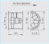 HELIOS HRFD 315/4: Axiális csőventilátor, ~3, 400V