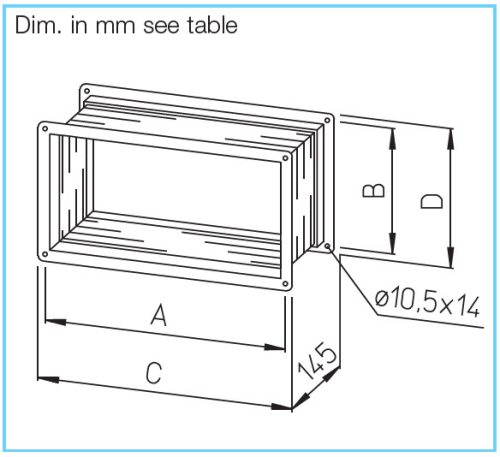 HELIOS VS 70/40 Ex: Vitorlavászon rezgéscsillapító ellenkerettel, robbanásbiztos