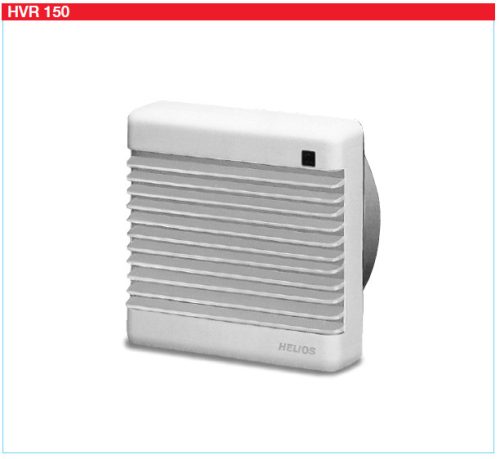 HELIOS HVR 150/4 E: Axiálventilátor, elektromos zsaluval, ~1, 230V
