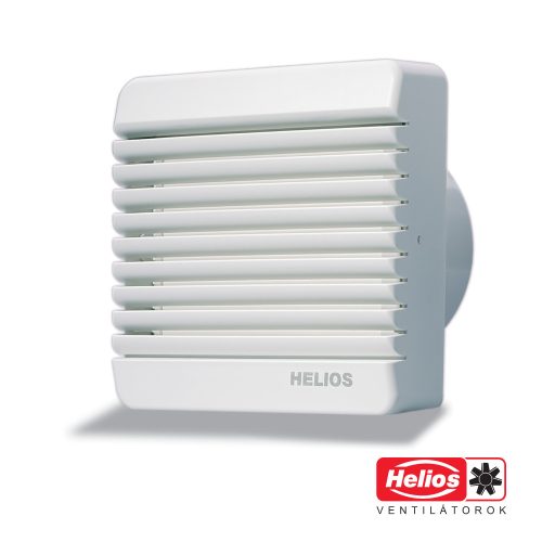 HELIOS HR 90 KEZ: Kisventilátor elektromos zsaluval, késleltetőrelével