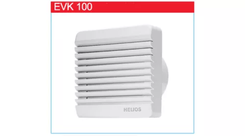 HELIOS EVK 100: Elektromos zsalu, fehér, műanyag, NÁ100-as csonkkal