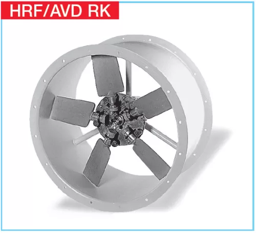 HELIOS HRFD 630/4 EX: Axiális csőventilátor, ~3, 400V, robbanásbiztos