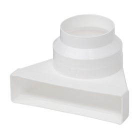 HELIOS FE 100: Műanyag laposcsatorna elem, végdarab