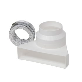   HELIOS FU 90/100: Műanyag laposcsatorna elem, végelem NÁ 100