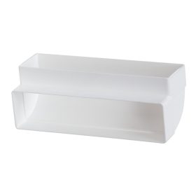   HELIOS FBV 90: Műanyag laposcsatorna elem, 90°-os könyök, függőleges