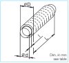 HELIOS FSD 125: Flexibilis hangcsillapító, L=1000 mm