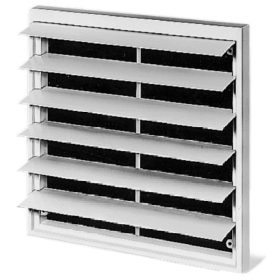   HELIOS RVK 200: Húzózsinórral állítható esővédő zsalu, rovarvédő hálóval, UV-álló műanyag, szürke