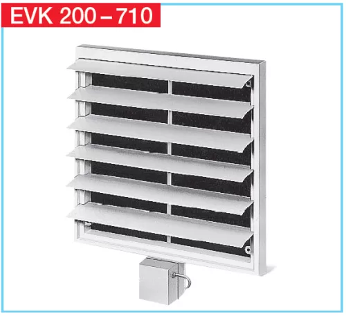 HELIOS EVK 450: Elektromos zsalu, szürke, műanyag