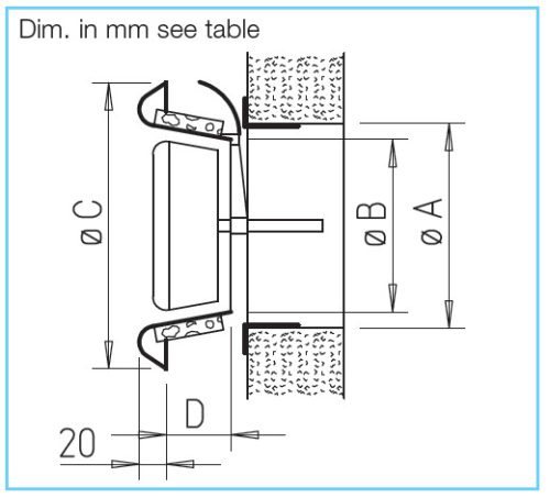 HELIOS KTVA 100: Műanyag tányérszelep elszívásra, fehér