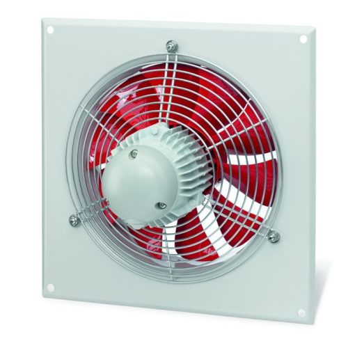 HELIOS HQD 315/6 EX: Axiálventilátor, védőráccsal, négyszög lemezen, ~3, 400V, robbanásbiztos