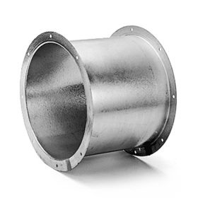   HELIOS VR 225: Házhoszabbító elem peremes csatlakozással, horganyzott acél