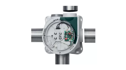 HELIOS ZEB EC: Központi elszívó ventilátor, EC-kivitel, ~1, 230V