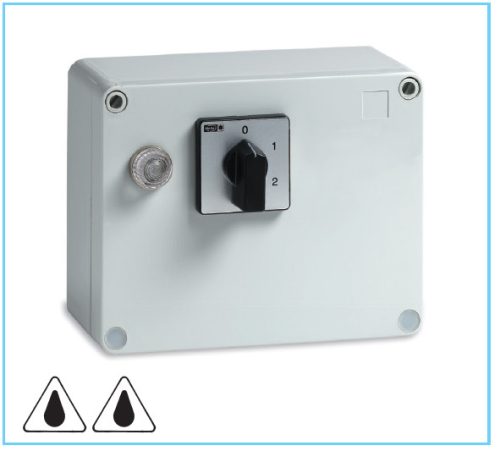 HELIOS M 4: Motorvédő kapcsoló, Y/∆ kapcsolású motorokhoz