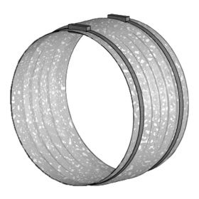   HELIOS FM 100: Flexibilis rezgéscsillapító, 2db bilinccsel