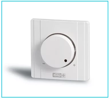 HELIOS PU 10: Fokozatmentes szabályzó EC ventilátorokhoz, falbasüllyesztett kivitel