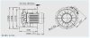 HELIOS AMW 315/4: Középnyomású axiális csőventilátor, ~1 fázis, 230V
