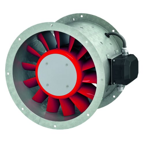 HELIOS AMD 315/2/2: Középnyomású axiális csőventilátor, ~3 fázis, 400V,  Y/∆ kapcsolás