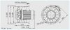 HELIOS AMW 400/4: Középnyomású axiális csőventilátor, ~1 fázis, 230V