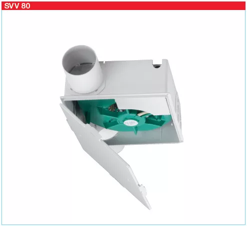 HELIOS SVV 80: SlimVent központi elszívó ventilátor