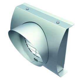   HELIOS IP-FBF 125 B: IsoPipe rendszer, NÁ125, kifúvórács, rozsdamentes acél