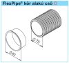 HELIOS FRS-VD 75: FlexPipe plus rendszer, NÁ75, véglezáró, 10 db