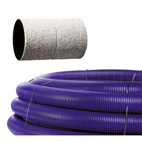   HELIOS LEWT-E+M: Talajkollektor-cső készlet (2x25m talajkollektor-cső, összekötőelem, falátvezetés, tömítőgyűrűk)