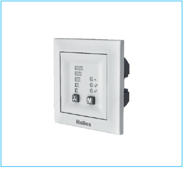 HELIOS KWL 45 BEU: Falbasüllyesztett vezérlő EcoVent Verso KWL EC 45-höz