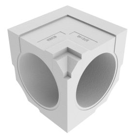   HELIOS RP-SAW: RenoPipe rendszer, külső könyök, stukkóprofilos, 2 db