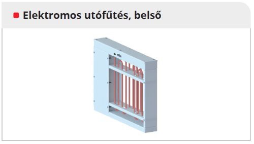 HELIOS AIR1-ENH XH 3500: Elektromos utófűtő AIR1 XH 1500-hoz, 9,6 kW, ~3 fázis, 400V/50Hz
