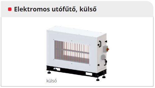 HELIOS AIR1-ENH RH 6000: Elektromos utófűtő AIR1 RH 6000-hez, külső