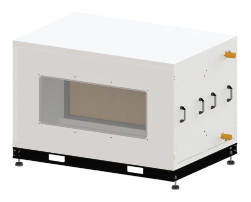 HELIOS AIR1-KR KW XH 1000 L: Hidegvizes hűtőkalorifer AIR1 XH 1000-hez, balos