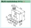 HELIOS FRS-MVK 4 1-51/125: FlexPipe plus rendszer, Oval, osztódoboz