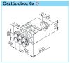 HELIOS FRS-VK 6-75/125: FlexPipe plus rendszer, NÁ75, osztódoboz