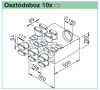 HELIOS FRS-VK 10-51/160: FlexPipe plus rendszer, Oval, osztódoboz