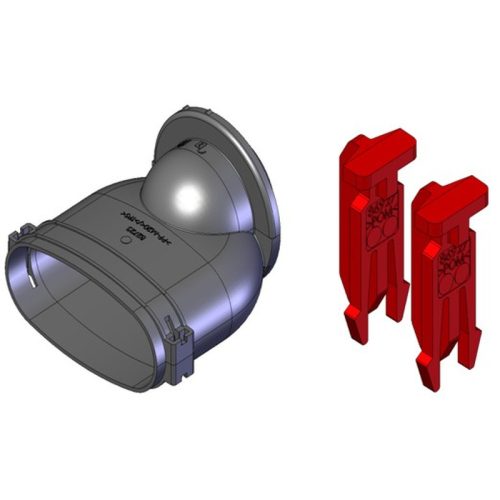 HELIOS FRS-ES 51: FlexPipe plus rendszer, Oval, csatlakozócsonk