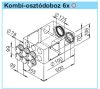 HELIOS FRS-KVK 6-75/125 L: FlexPipe plus rendszer, NÁ75, osztódoboz