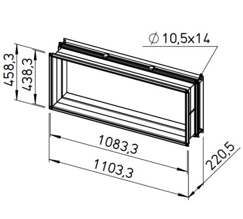 HELIOS AIR1-VS 105/41: Rezgéstompító vitorlavászon AIR1 készülékhez
