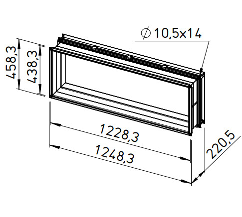 HELIOS AIR1-VS 120/41: Rezgéstompító vitorlavászon AIR1 készülékhez