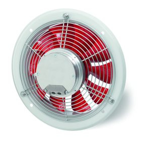   HELIOS HWW EC 250 A: Axiálventilátor, védőráccsal, kör lemezen, ~1, 230V, EC-kivitel