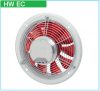 HELIOS HWW EC 355 B: Axiálventilátor, védőráccsal, kör lemezen, ~1, 230V, EC-kivitel