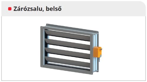 HELIOS AIR1-JVK XH 2500/RH 2000: Elektromos zsalu AIR1 XH2500/RH2000-hez