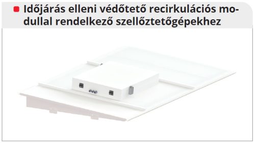 HELIOS AIR1-AAD RH 15000/ULM: Esővédő sapka AIR1 RH 15000+ keringető modulos készülékhez