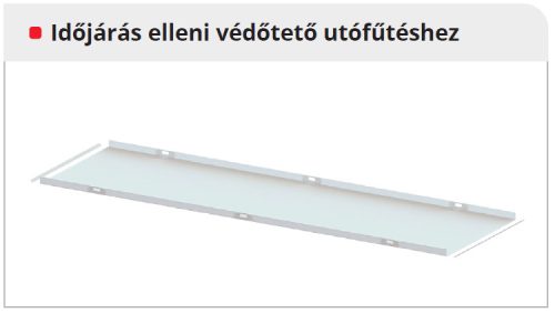 HELIOS AIR1-AAD NH EL + WW RH 15000: Esővédő sapka AIR1 RH 15000 fűtőkalorifereihez