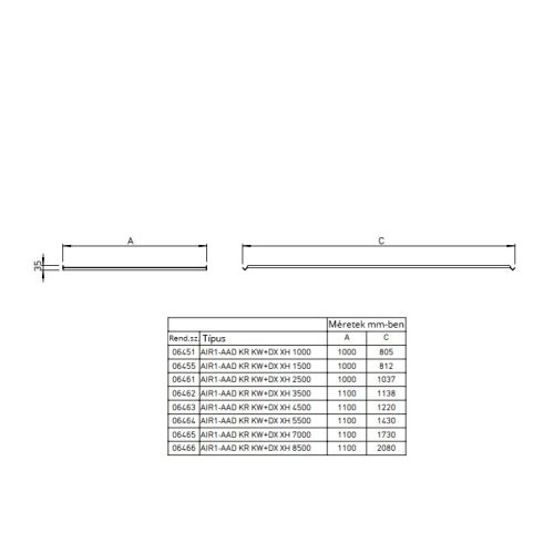 HELIOS AIR1-AAD KR KW + DX XH 7000: Esővédő sapka AIR1 XH 7000 hűtőkalorifereihez