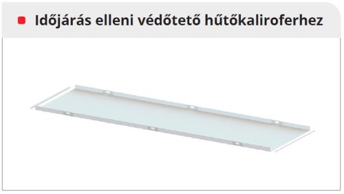 HELIOS AIR1-AAD KR KW + DX RH 9500: Esővédő sapka AIR1 RH 9500 hűtőkalorifereihez