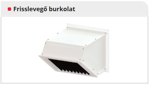 HELIOS AIR1-AAHA XH 7000/RH 8000: Esővédett beszívó elem AIR1 XH 7000/RH 8000-hez