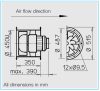 HELIOS VARW 450/4: RADAX  félaxiális csőventilátor, ~1, 230V