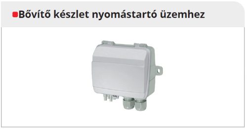 HELIOS AIR1-CAP: Bővítő készlet CAP (nyomástartó) üzemre AIR1 készülékekhez