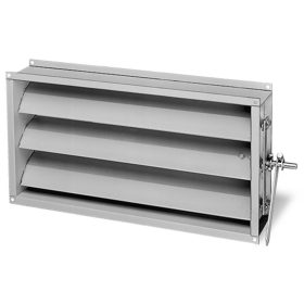   HELIOS JVK 30/15: Szabályzó zsalu, légcsatornába, horganyzott acél