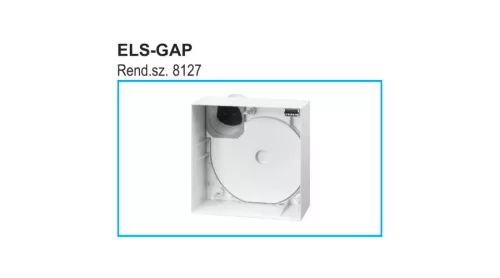HELIOS ELS-GAP: Falonkívüli ventilátorház, légtömör visszacsapószeleppel, hátsó kifúvás
